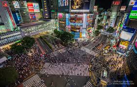 Busy Shibuya Crossing