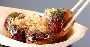 Takoyaki - grilled octopus balls